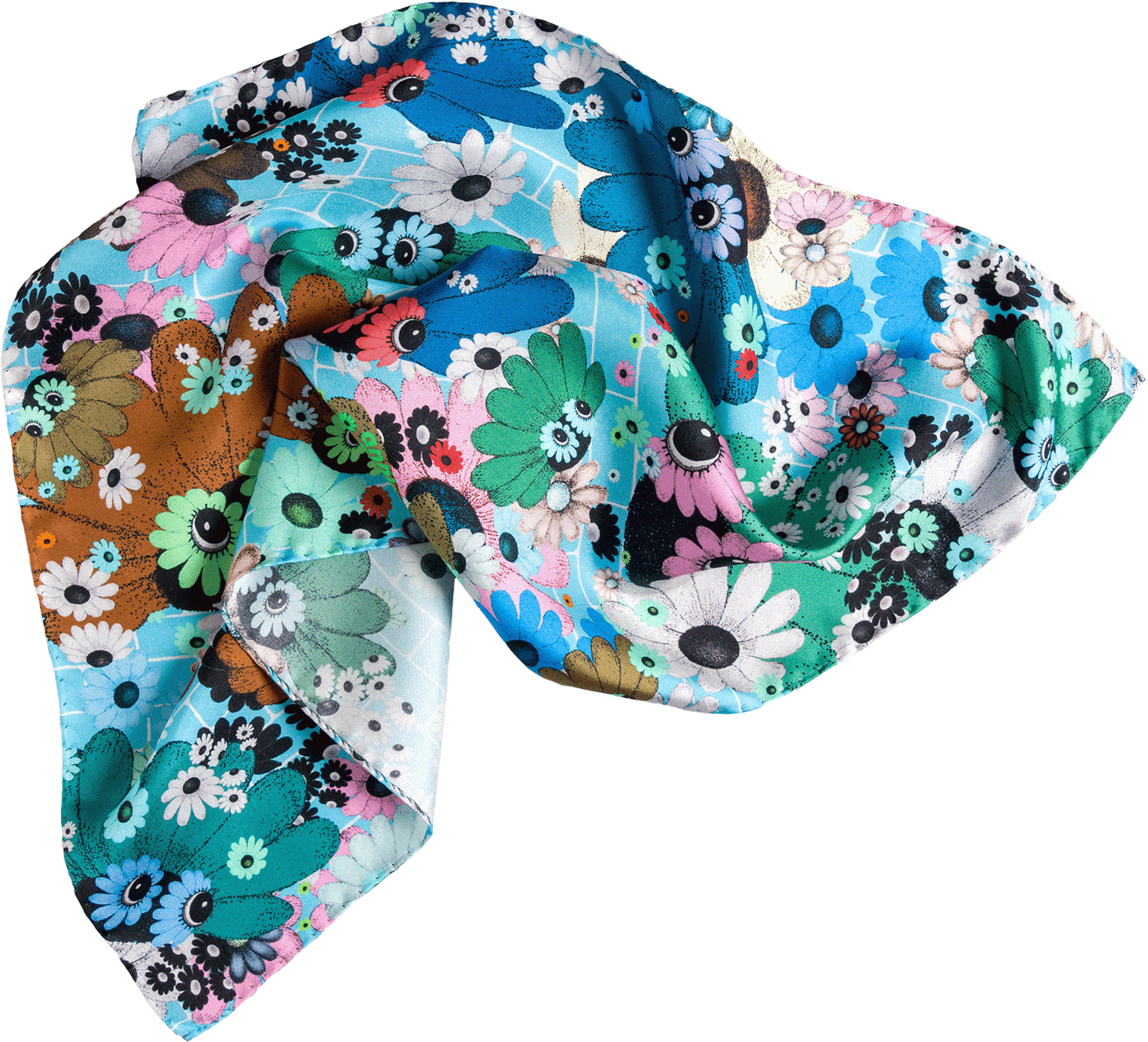 Silkscarf Daisy